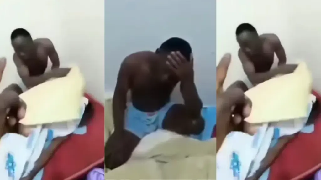 Husband catches cheating wife
