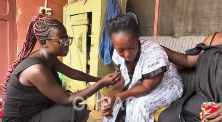 Yaa Baby’s mother speaks; Sheds massive tears