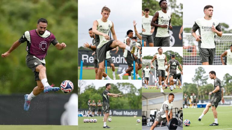 Real Madrid continues to prepare for the match against Borussia Dortmund
