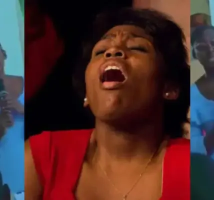 lady cries