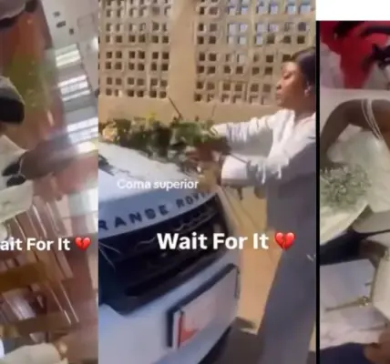 Wife storms wedding