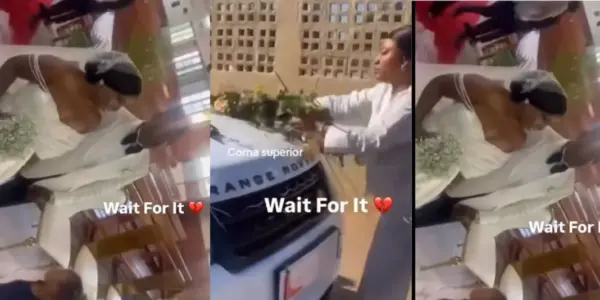 Wife storms wedding