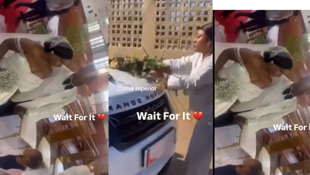 Wife storms wedding