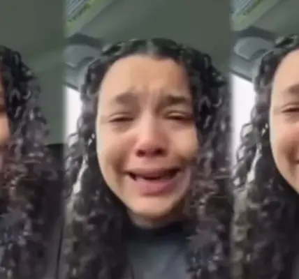 beautiful lady cries