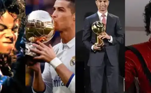 Cristiano Ronaldo and Michael Jackon