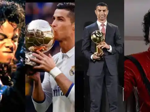 Cristiano Ronaldo and Michael Jackon