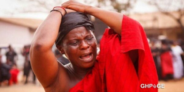 Crying woman