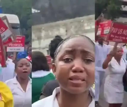 Ghanaian Nurse Crying