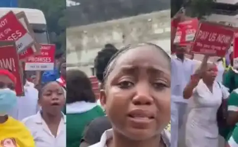 Ghanaian Nurse Crying