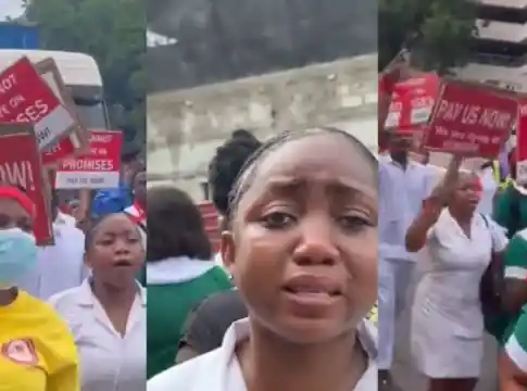 Ghanaian Nurse Crying