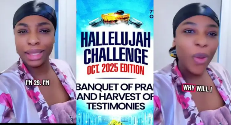 Stop praying for marriage at Hallelujah Challenge – 29-year-old single Lady warns women